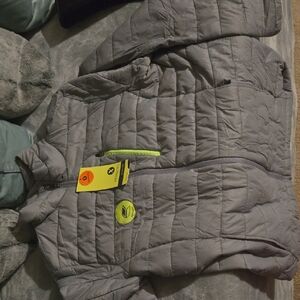 Men Gray Puffer Jacket